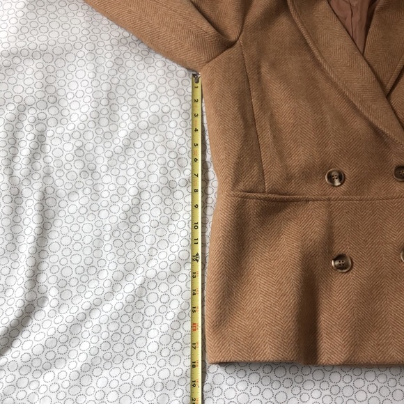 Herringbone double breasted blazer - Picture 6 of 7